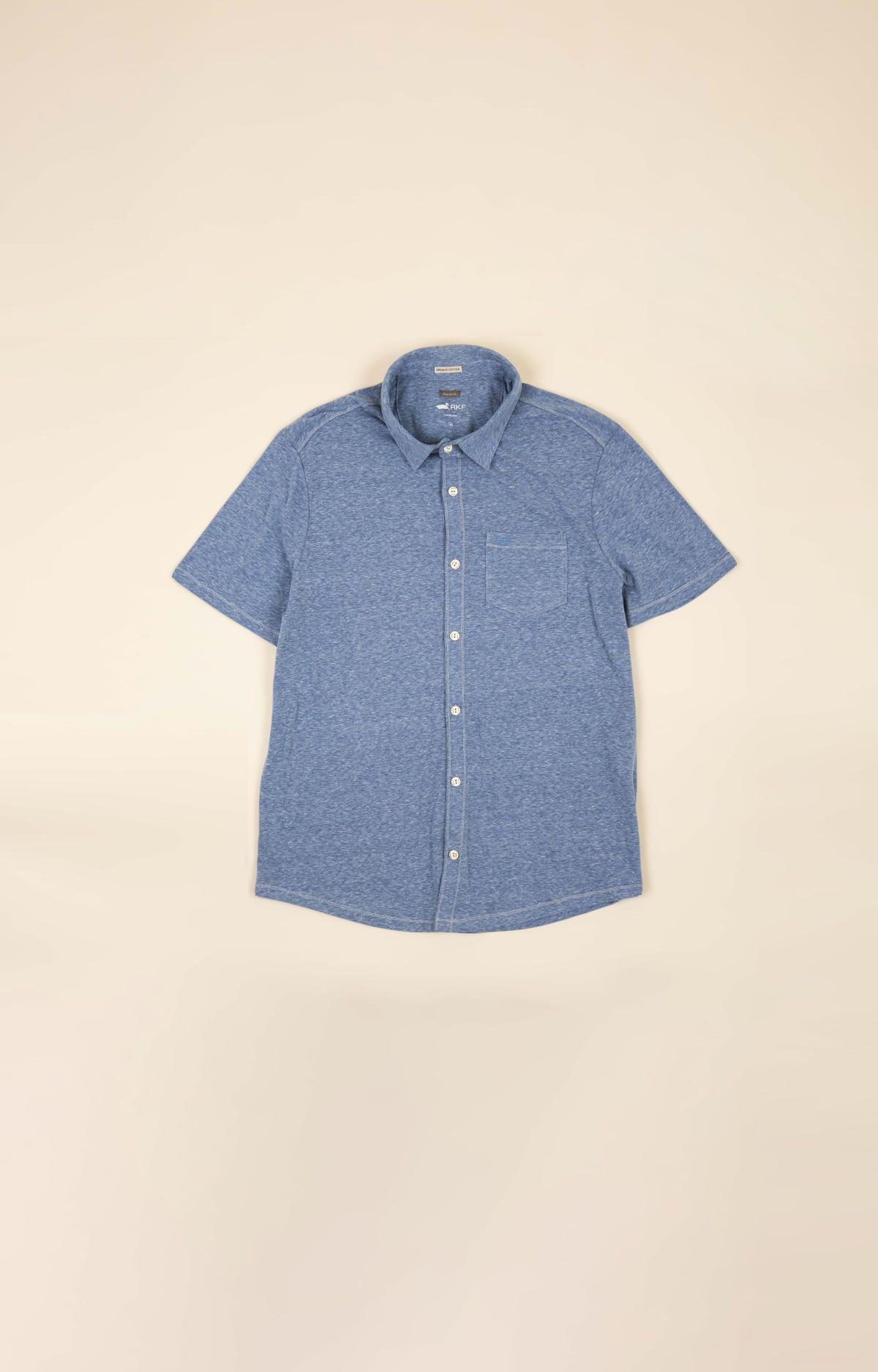 Camisa Hombre Jersey Azul-1