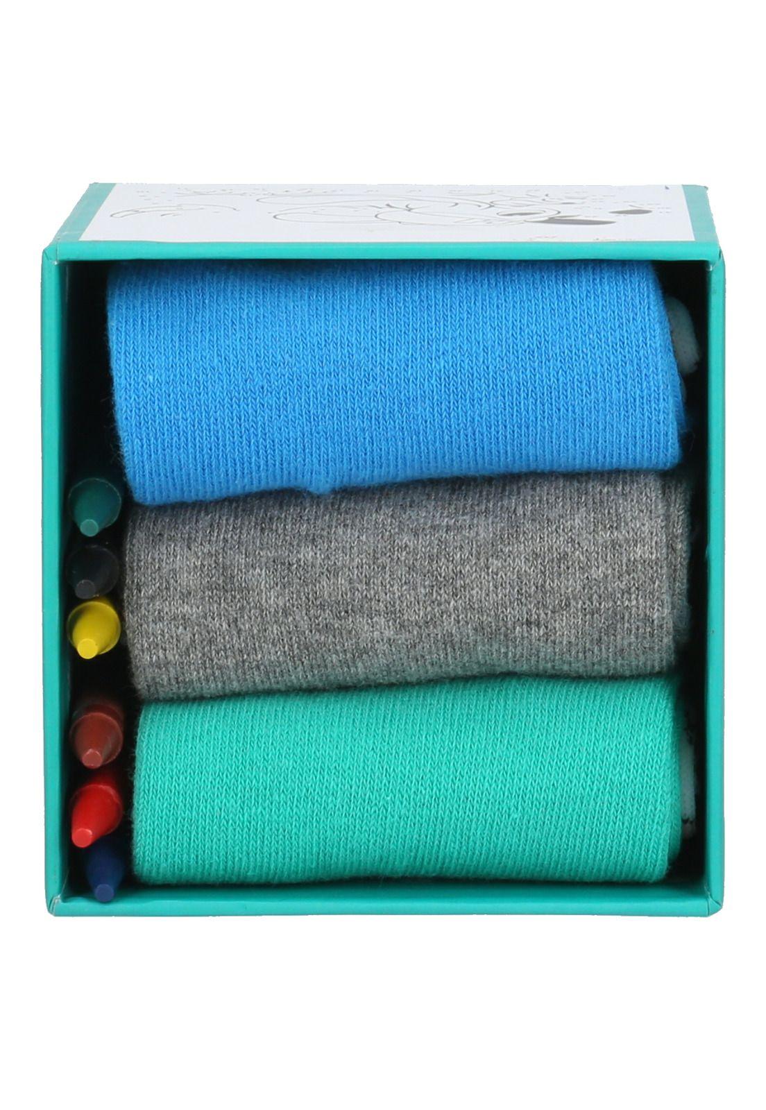 Calcetín Niño V22B Pack Gift Dots Multi-3