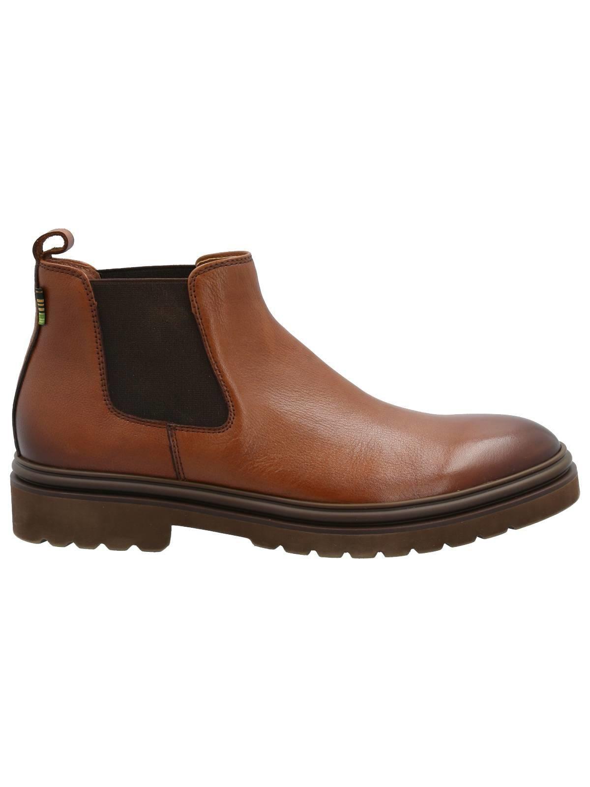 Botín Cuero Hombre Rua Café-0