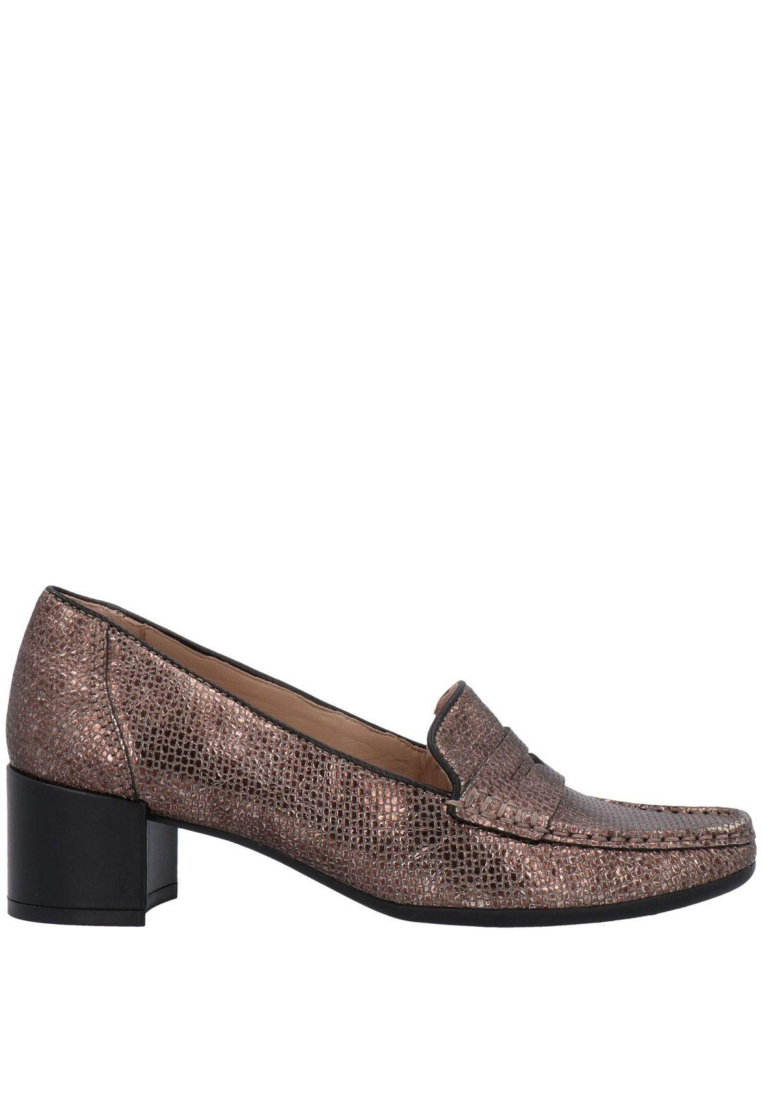 Zapato Mujer Cuero Bruna Café-1