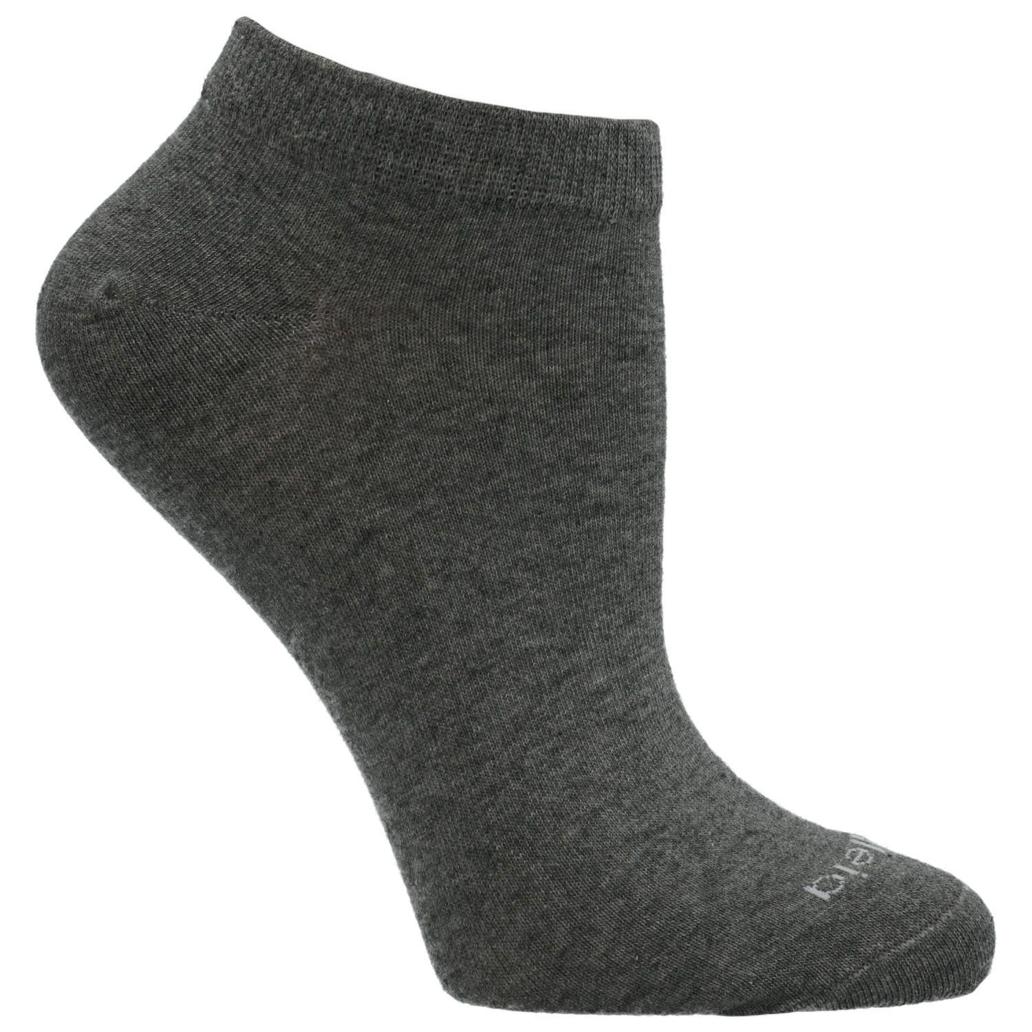 Calcetin Gris Pack Ped Basico Mujer-1