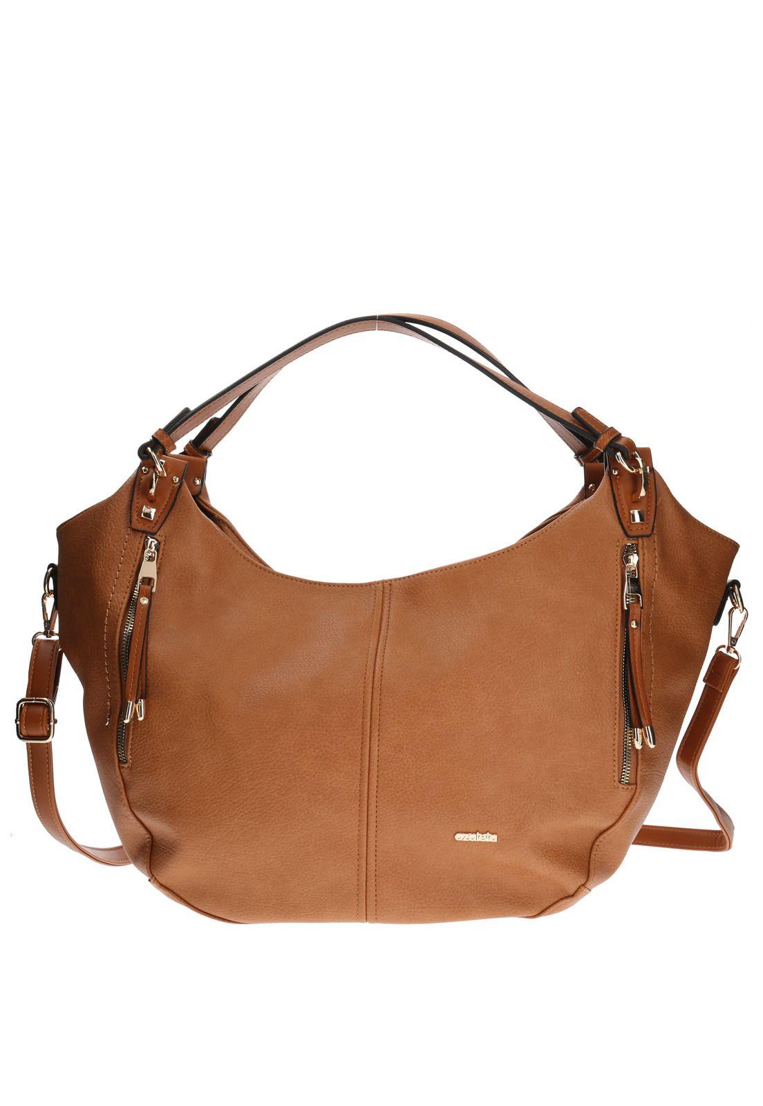 Cartera De Mano Casual Const Hobo Café Mujer-0
