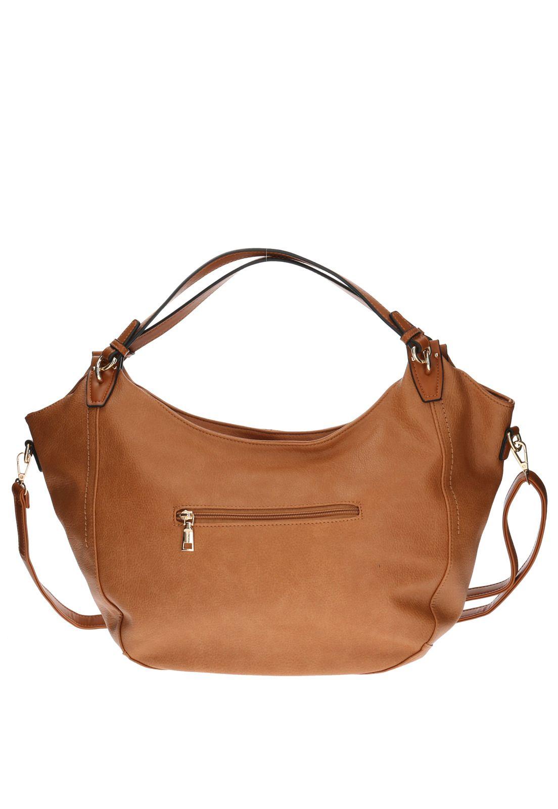 Cartera De Mano Casual Const Hobo Café Mujer-2