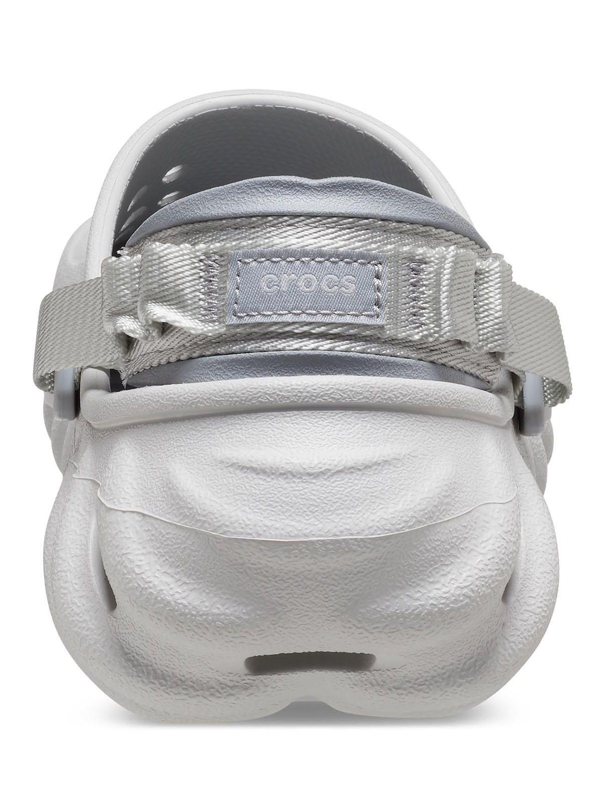 Zueco Crocs Mujer Echo Clog Gris-7