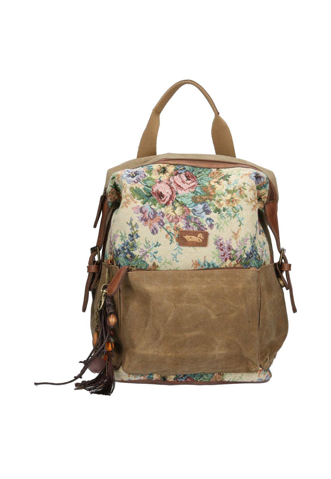 Mochila Mujer Greco Back Café-0