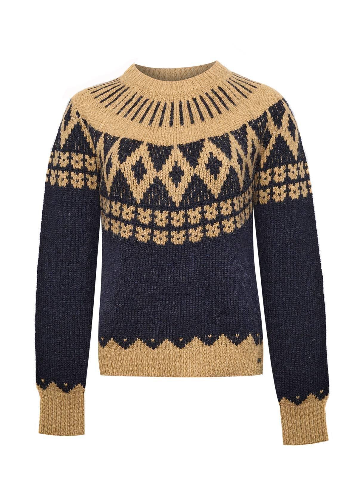 Sweater Alpaca Mujer Foggia Azul-0