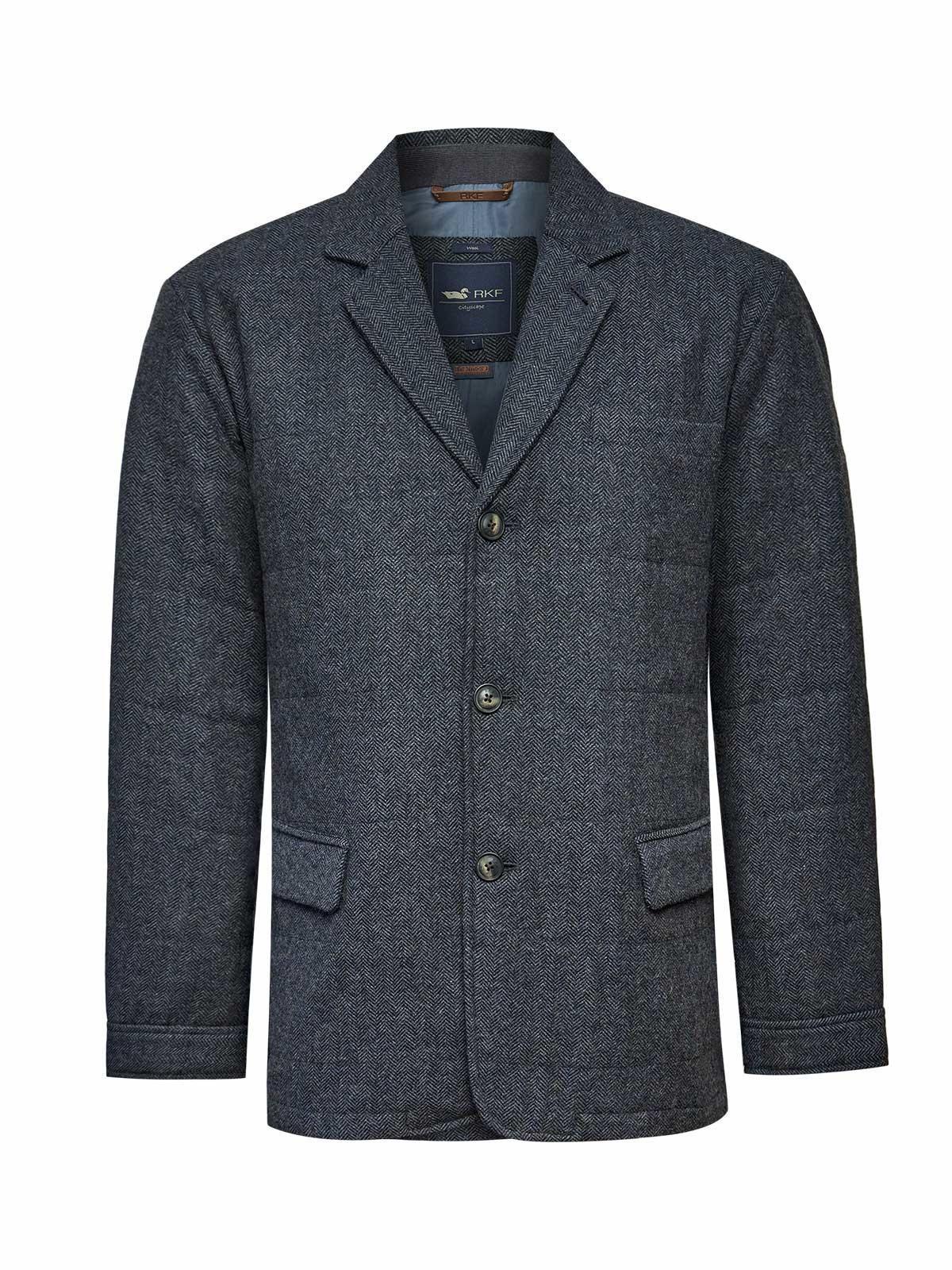 Chaqueta Lana Lewis Azul Hombre Rockford-0
