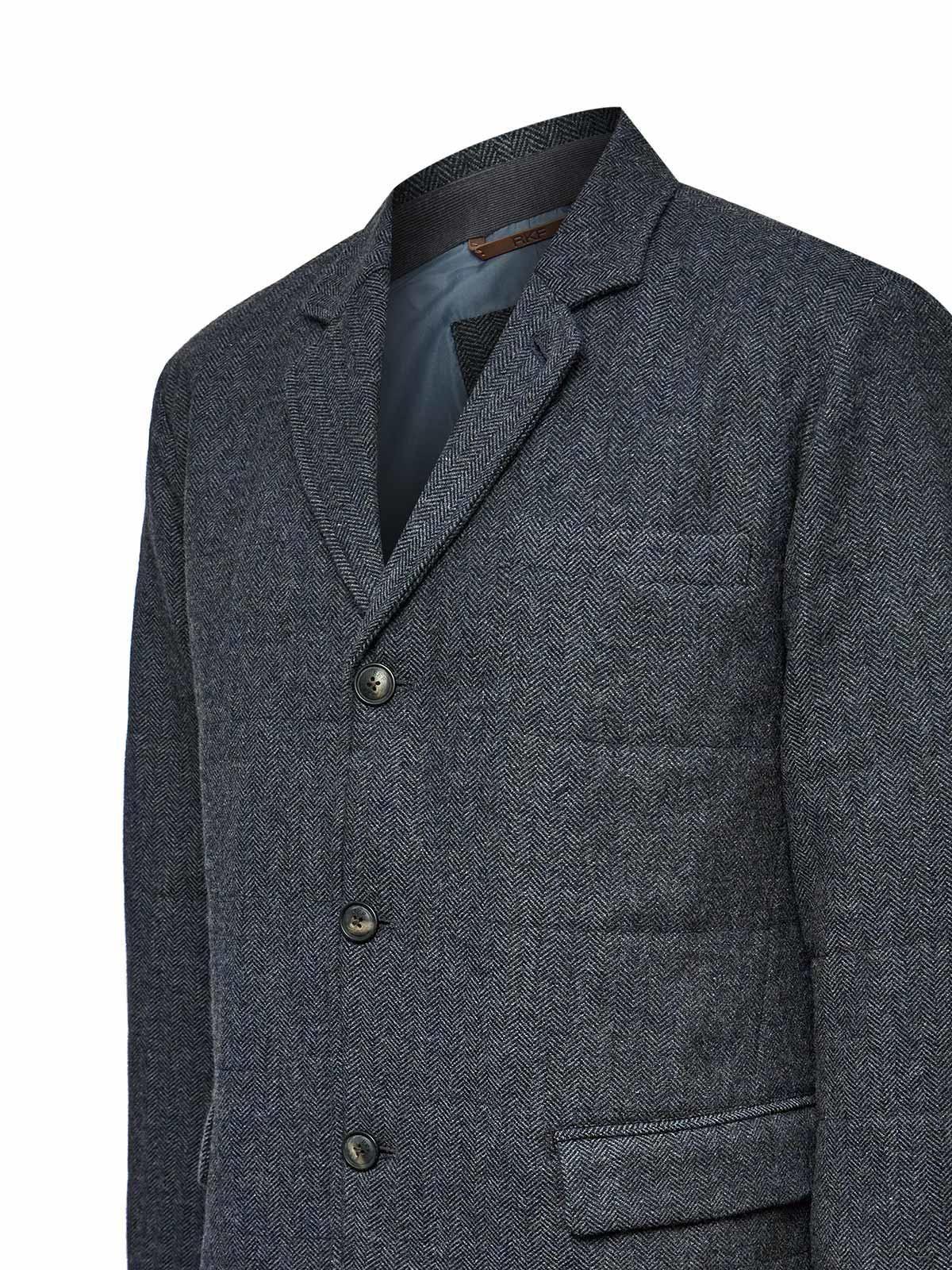 Chaqueta Lana Lewis Azul Hombre Rockford-3