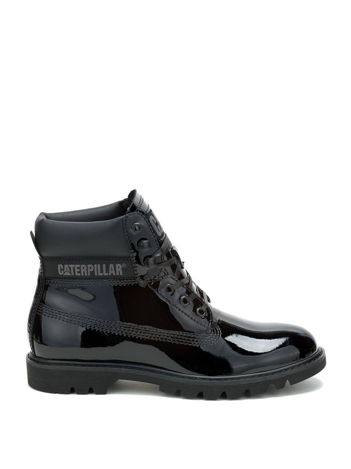 Botín Charol Mujer Colorado Women Negro -1