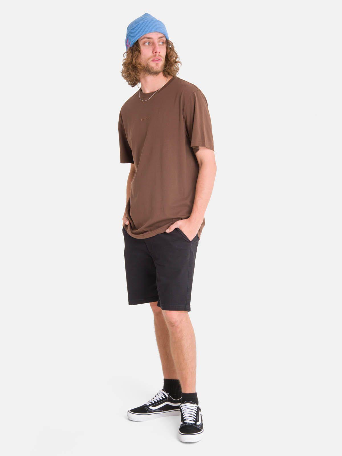 Polera m/c Hombre Essential Café-3