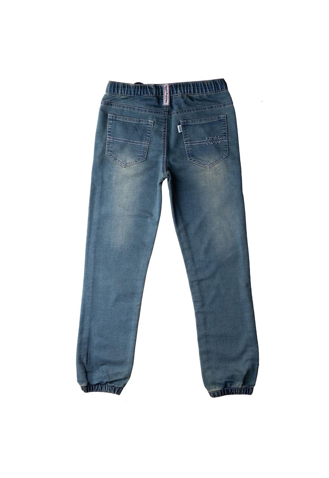 Jeans Elástico Niño Algodón Denim-1