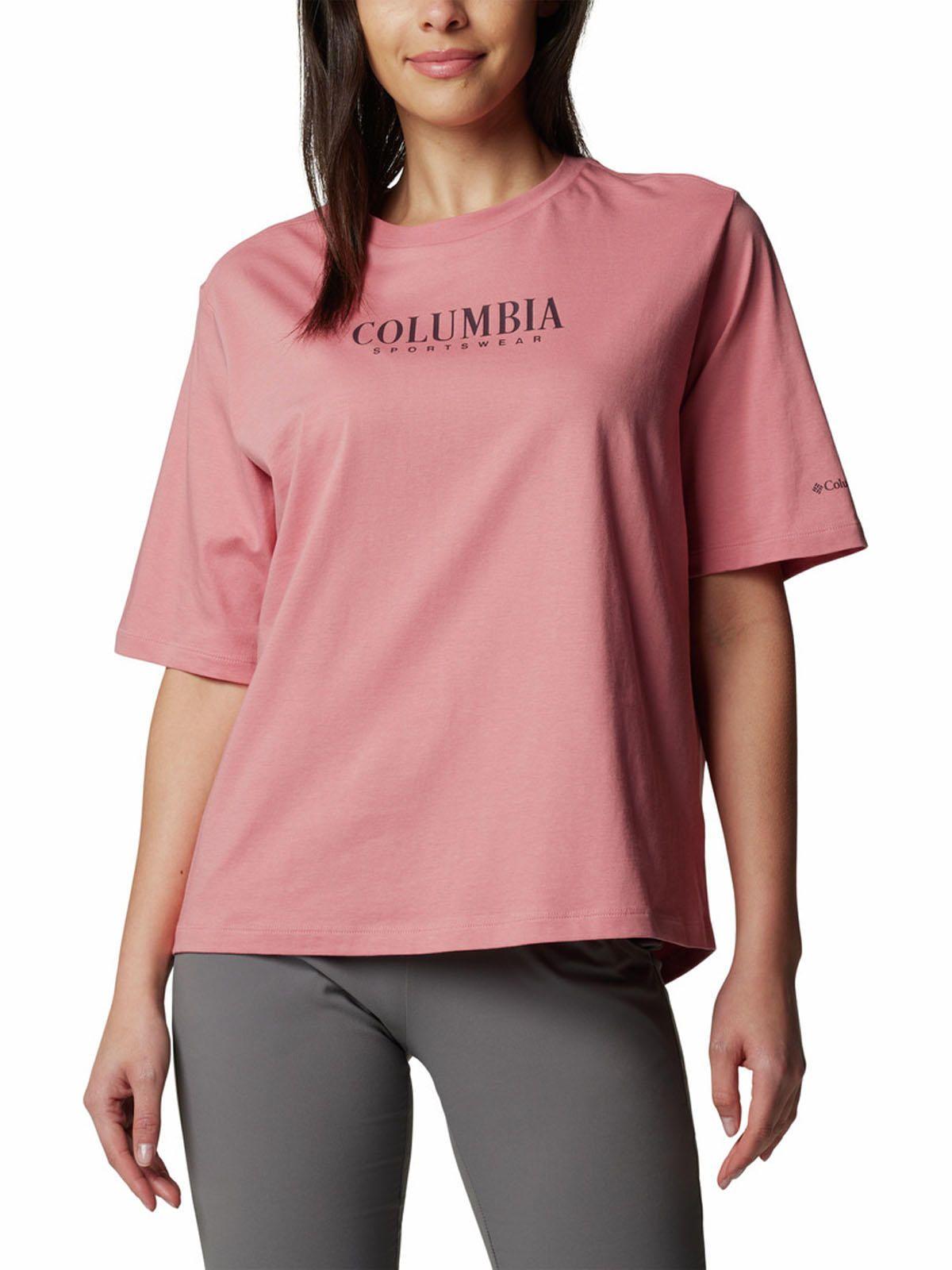 Polera Mujer North Cascades Relaxed Rosado-0