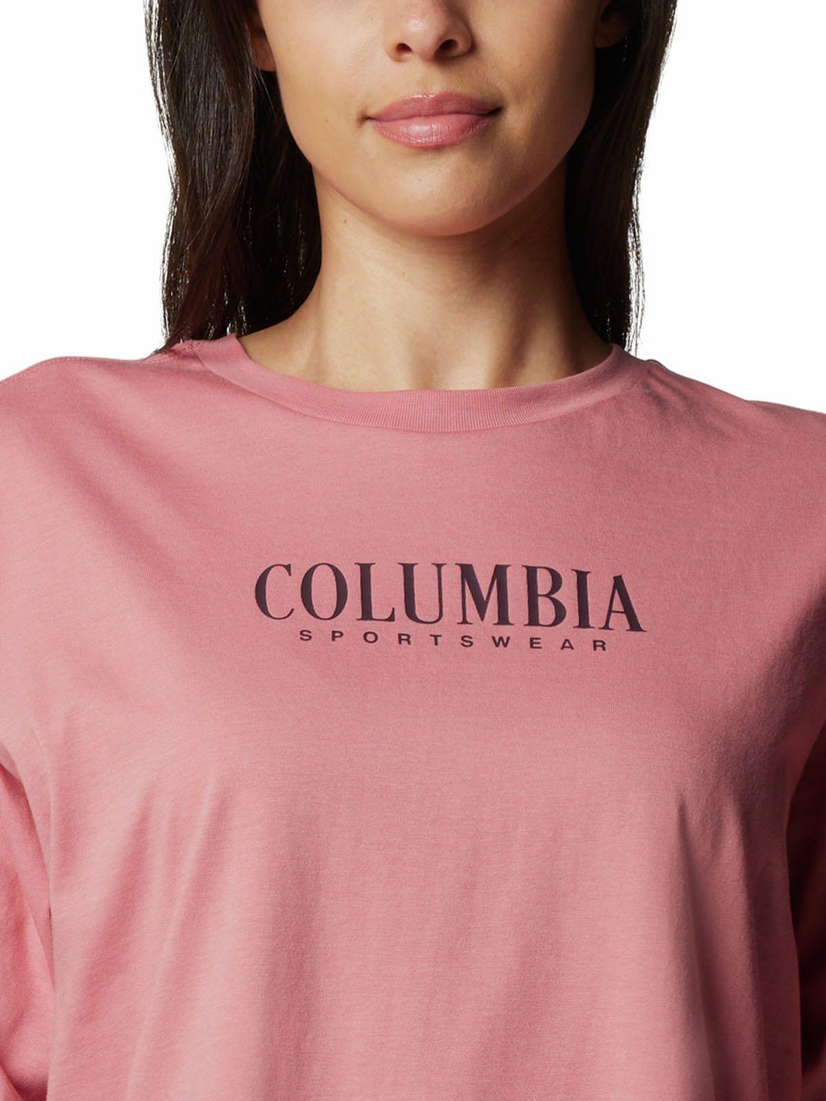 Polera Mujer North Cascades Relaxed Rosado-3