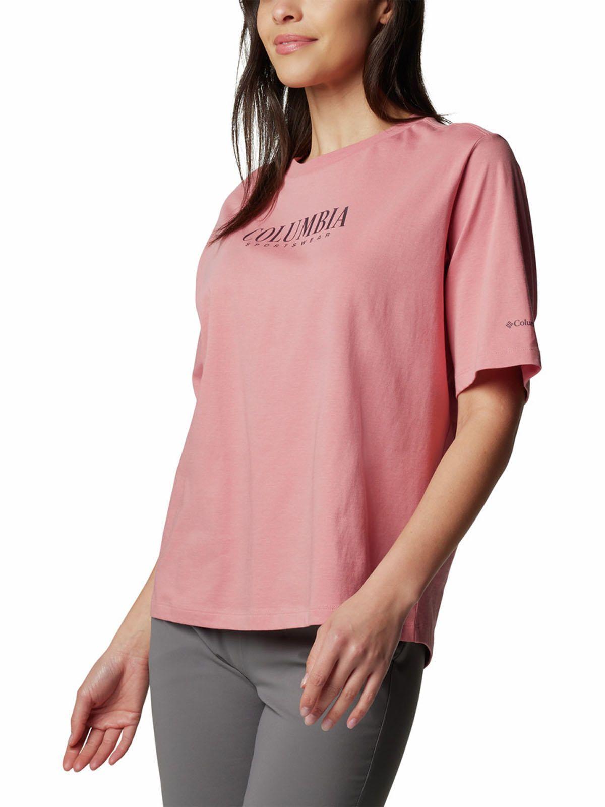 Polera Mujer North Cascades Relaxed Rosado-4