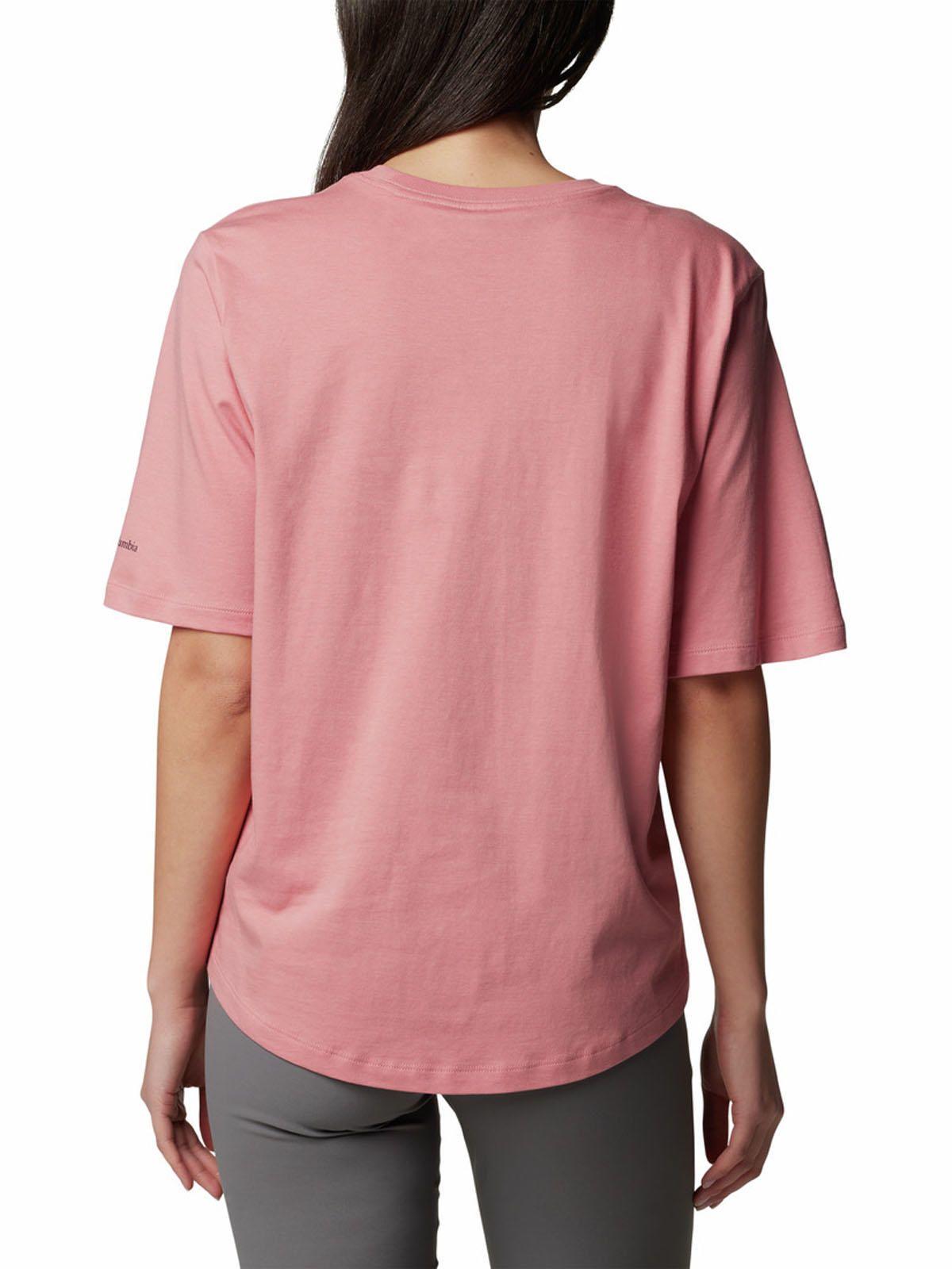 Polera Mujer North Cascades Relaxed Rosado-5