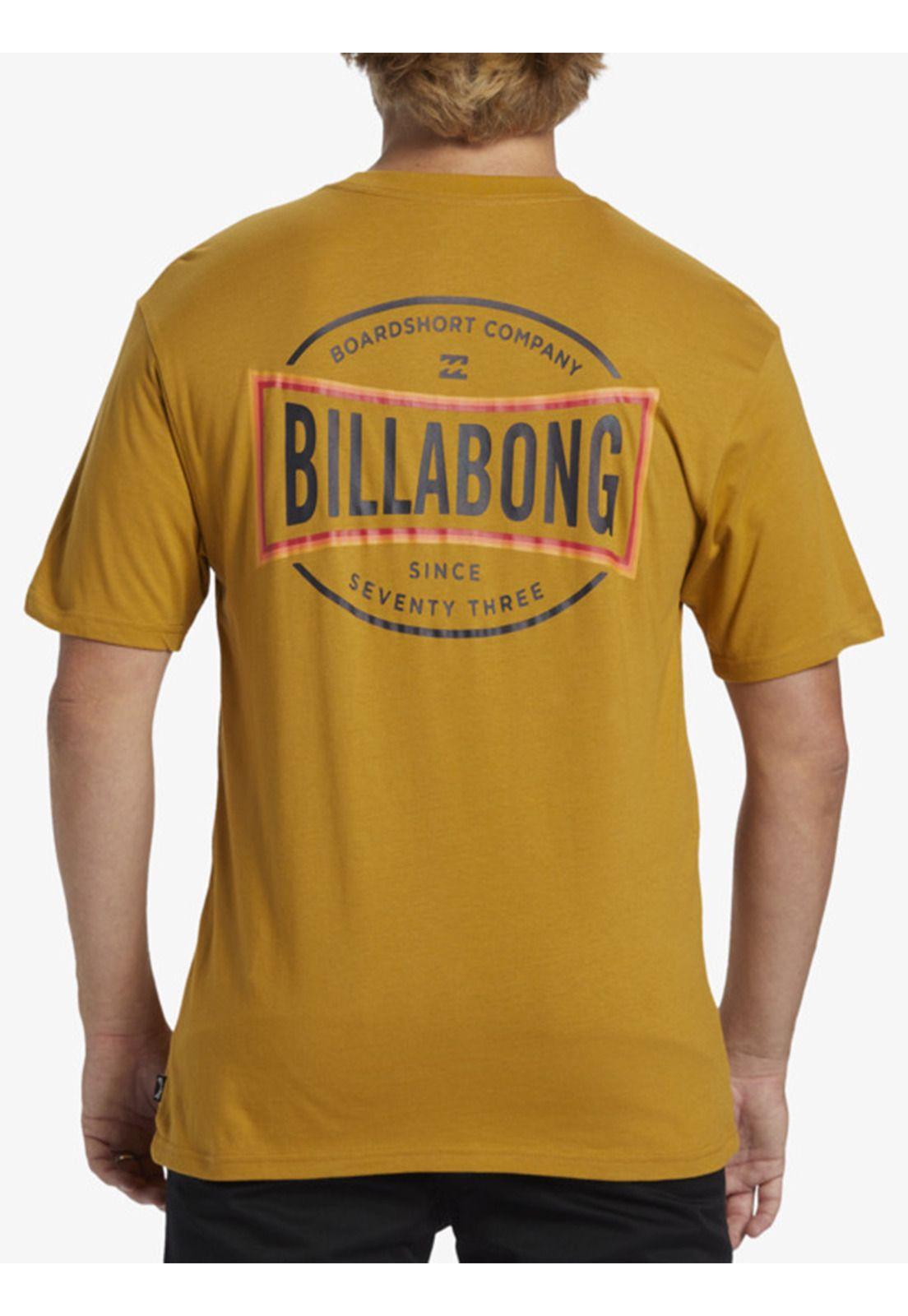 Polera Hombre Walled Mostaza-3