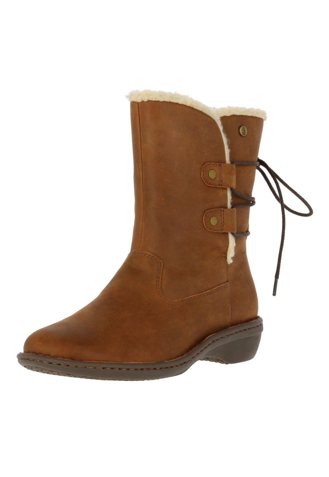 Botin Cuero Mujer Visby Café-1