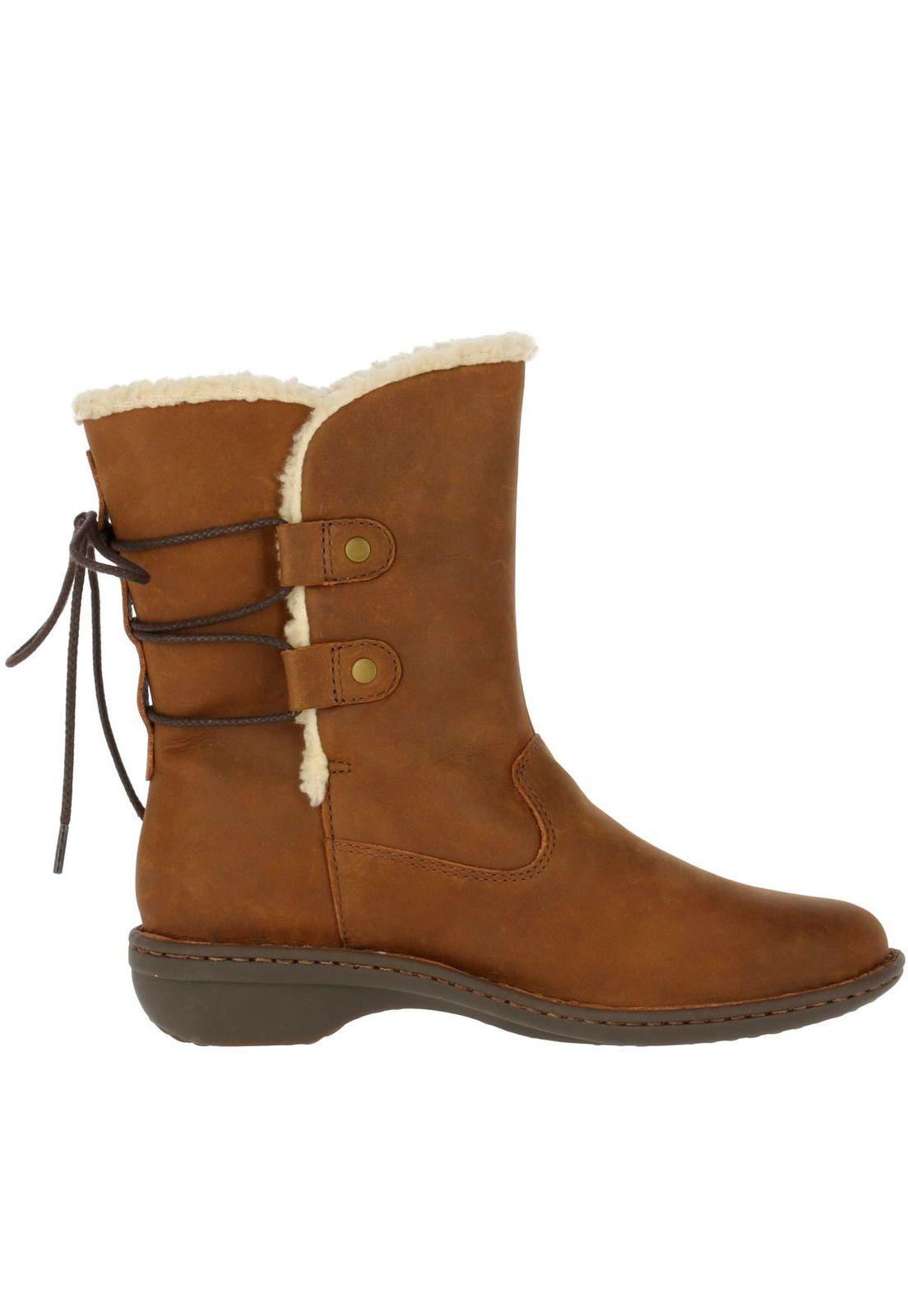 Botin Cuero Mujer Visby Café-3