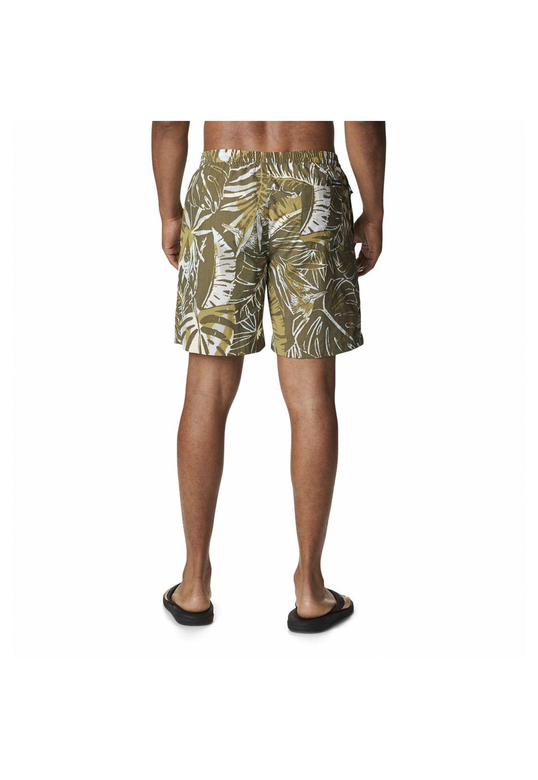 Traje De Baño Hombre M Summerdry Short Verde-3