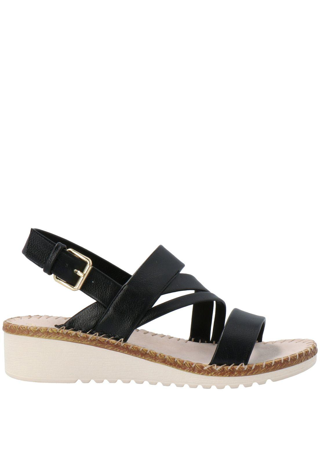 Sandalia Mujer Sea Negro-1