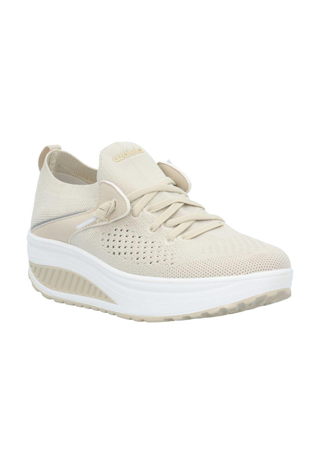 Zapatilla Mujer Eden Beige-0