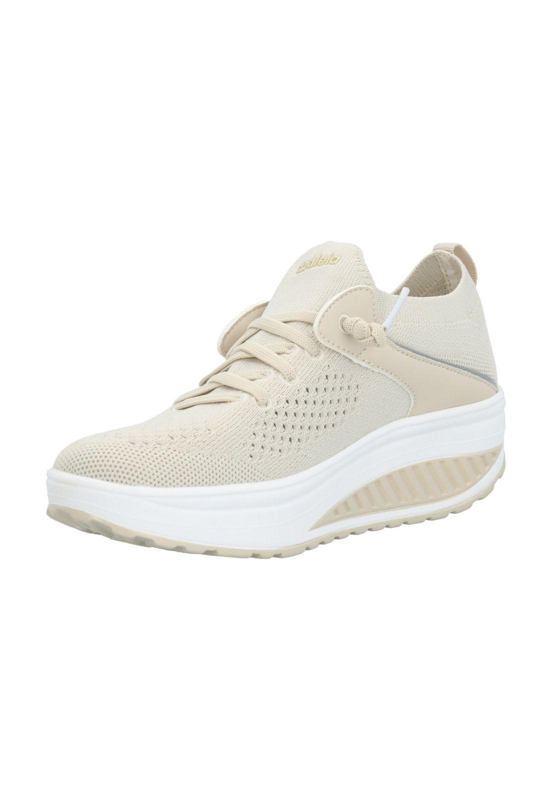 Zapatilla Mujer Eden Beige-4