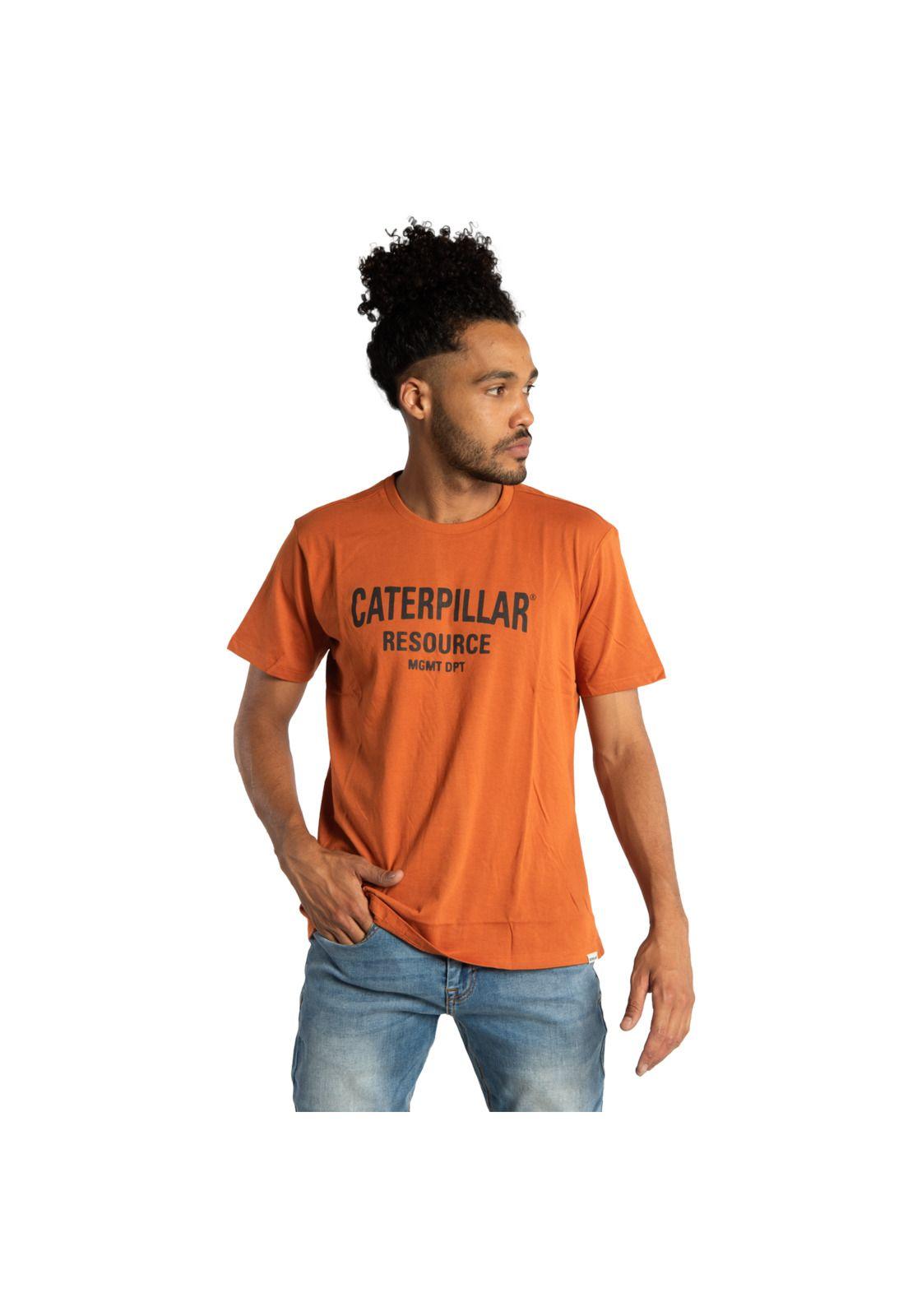 Polera M/C Hombre Resource Graphic Tee Naranja-0