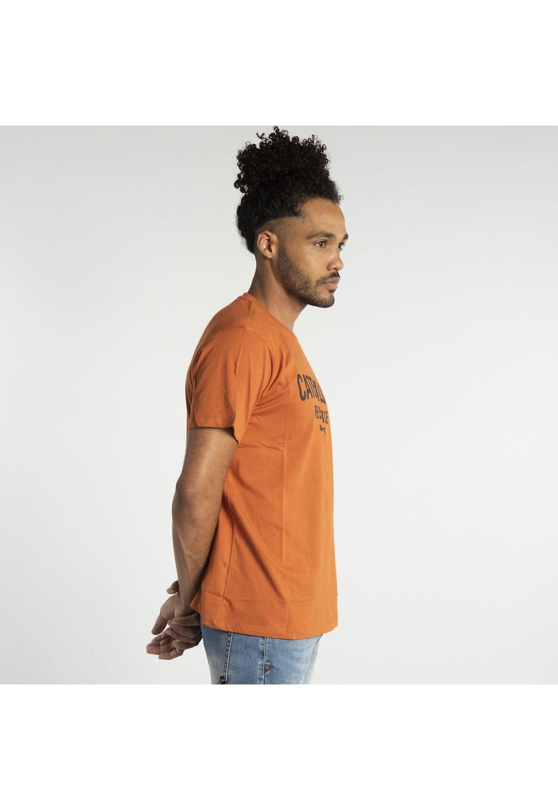 Polera M/C Hombre Resource Graphic Tee Naranja-1