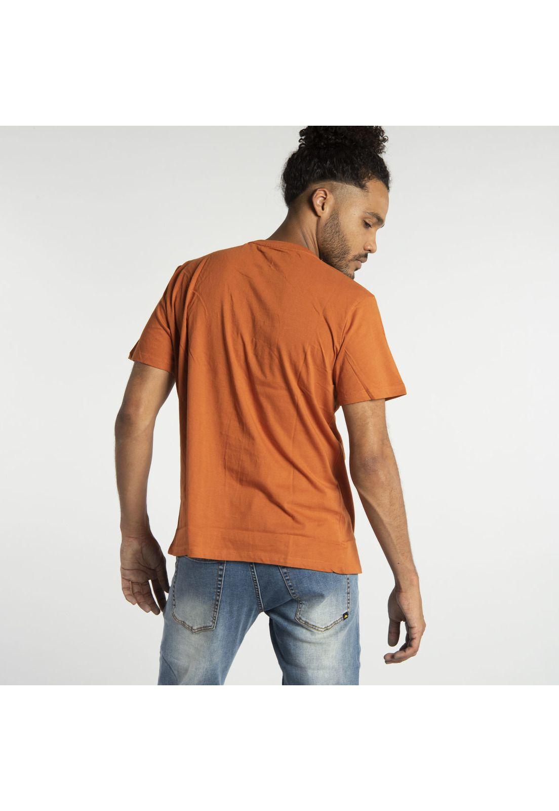 Polera M/C Hombre Resource Graphic Tee Naranja-2