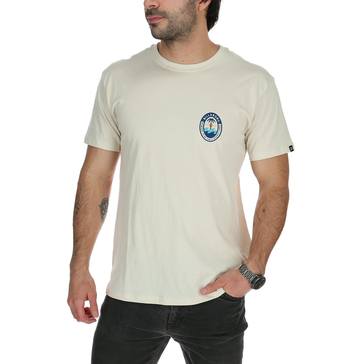 Polera M/C Hombre Palmer Crema-0