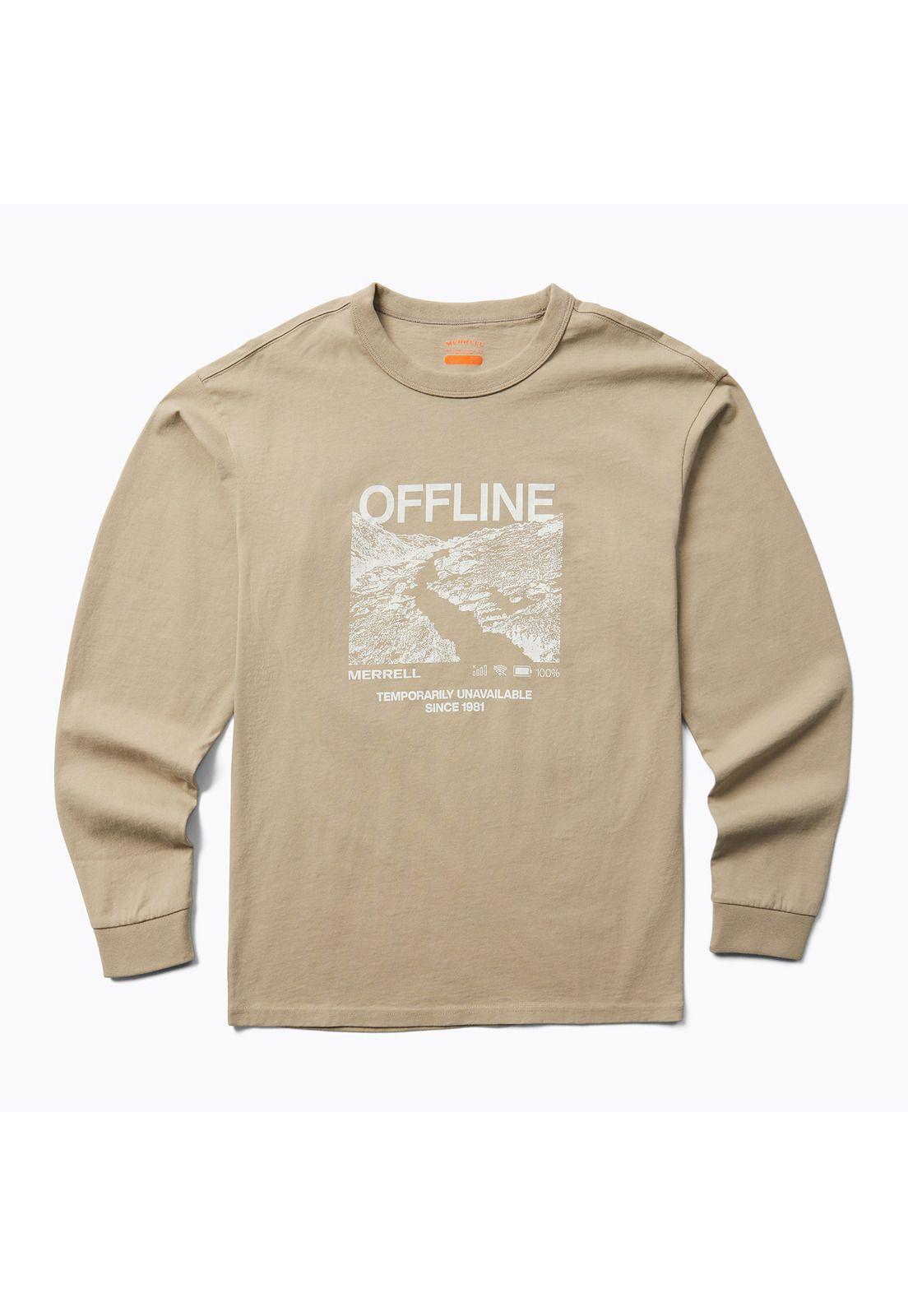 Polera Hombre Organic Cotton Offline Est Gris-0
