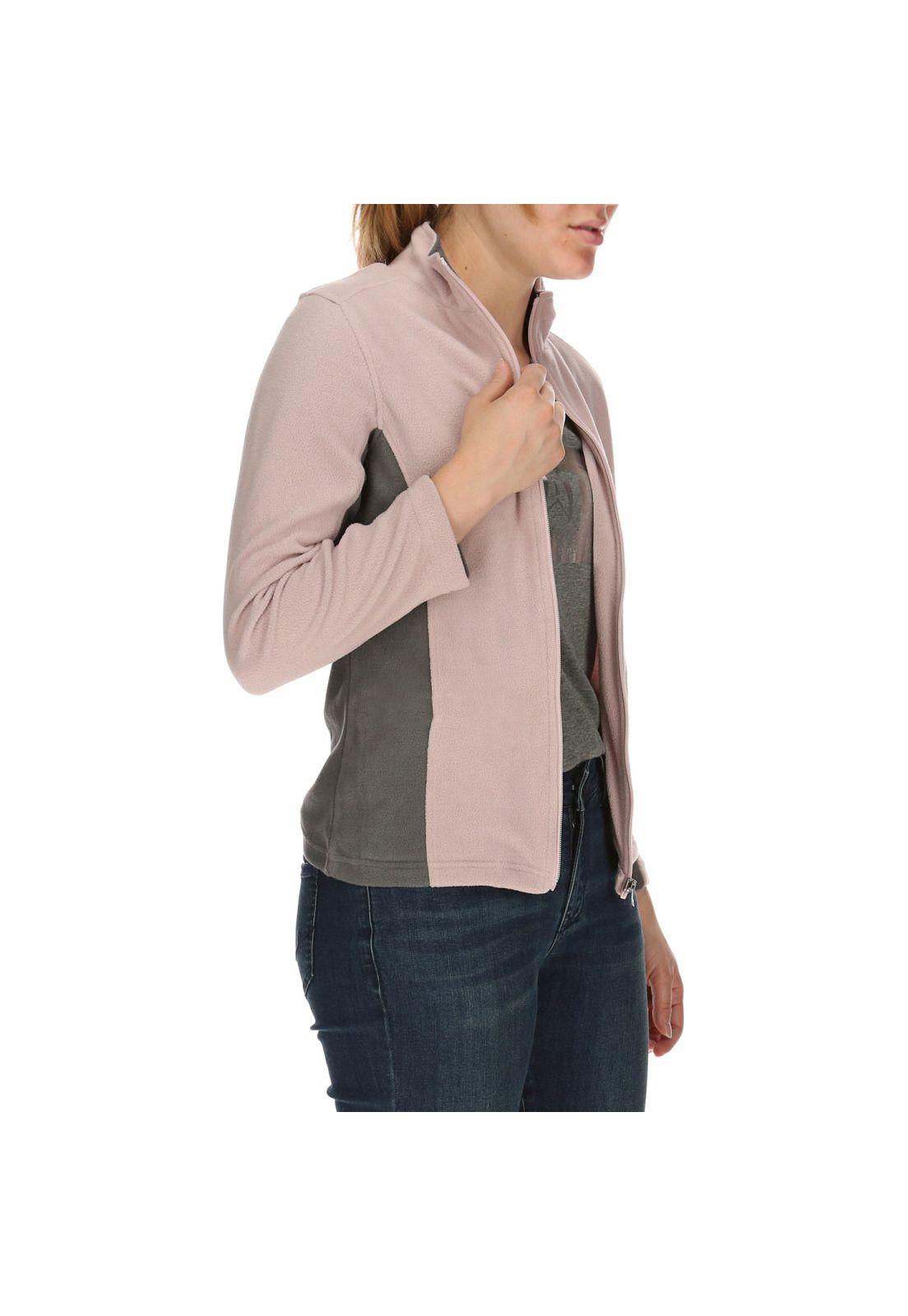 Polar Mujer Hazel Zip-Up Poliéster Rosa-1
