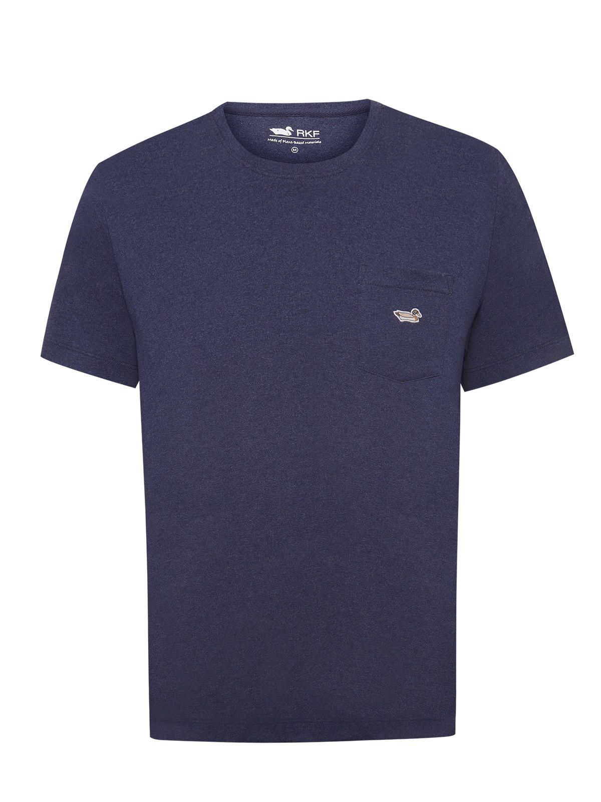 Polera Algodón Orgánico Hombre Drake Azul-0