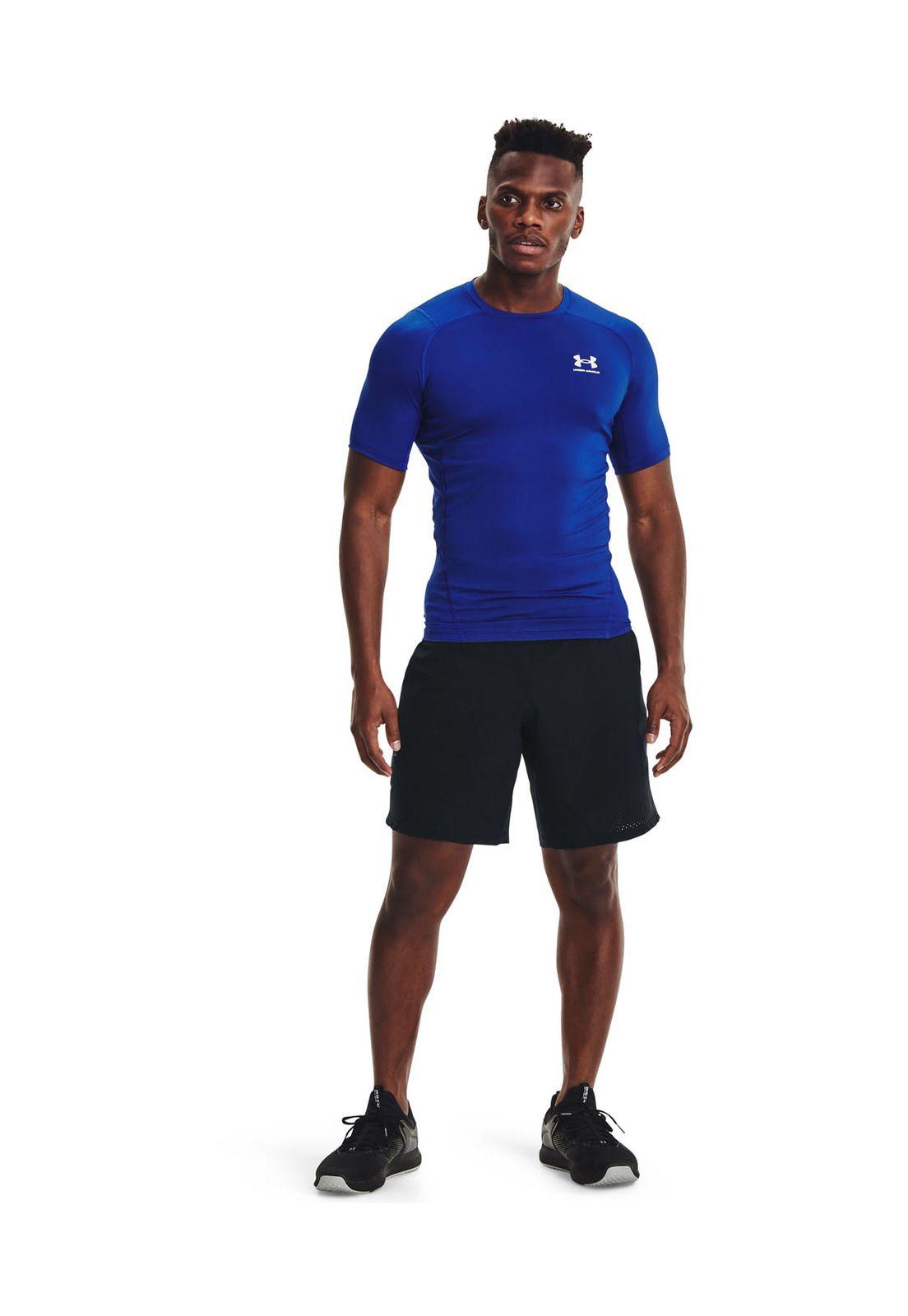 Primera capa MC HeatGear hombre Azul-5
