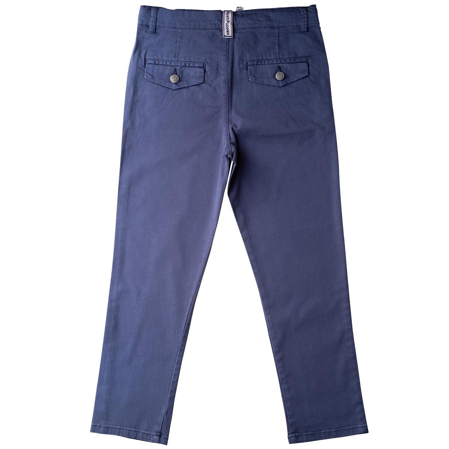 Pantalón Arena Niño Algodón Azul-1