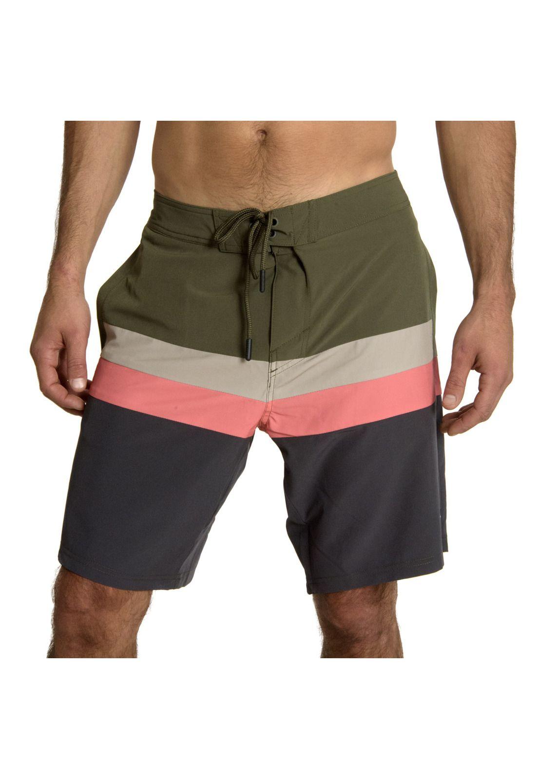 Traje de Baño Hombre M Line Boardshort Verde-0