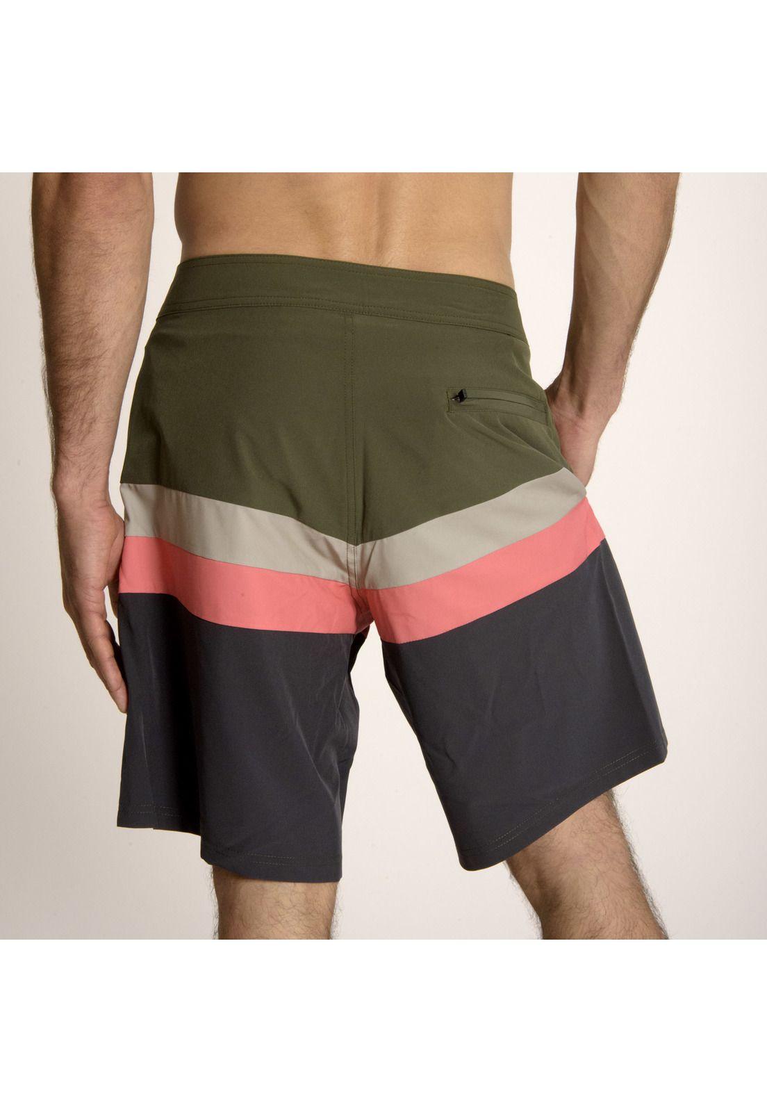 Traje de Baño Hombre M Line Boardshort Verde-3