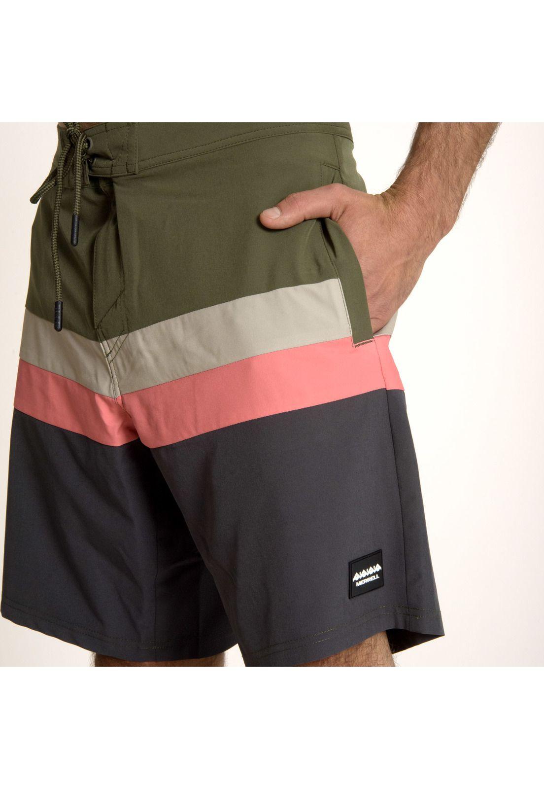 Traje de Baño Hombre M Line Boardshort Verde-4