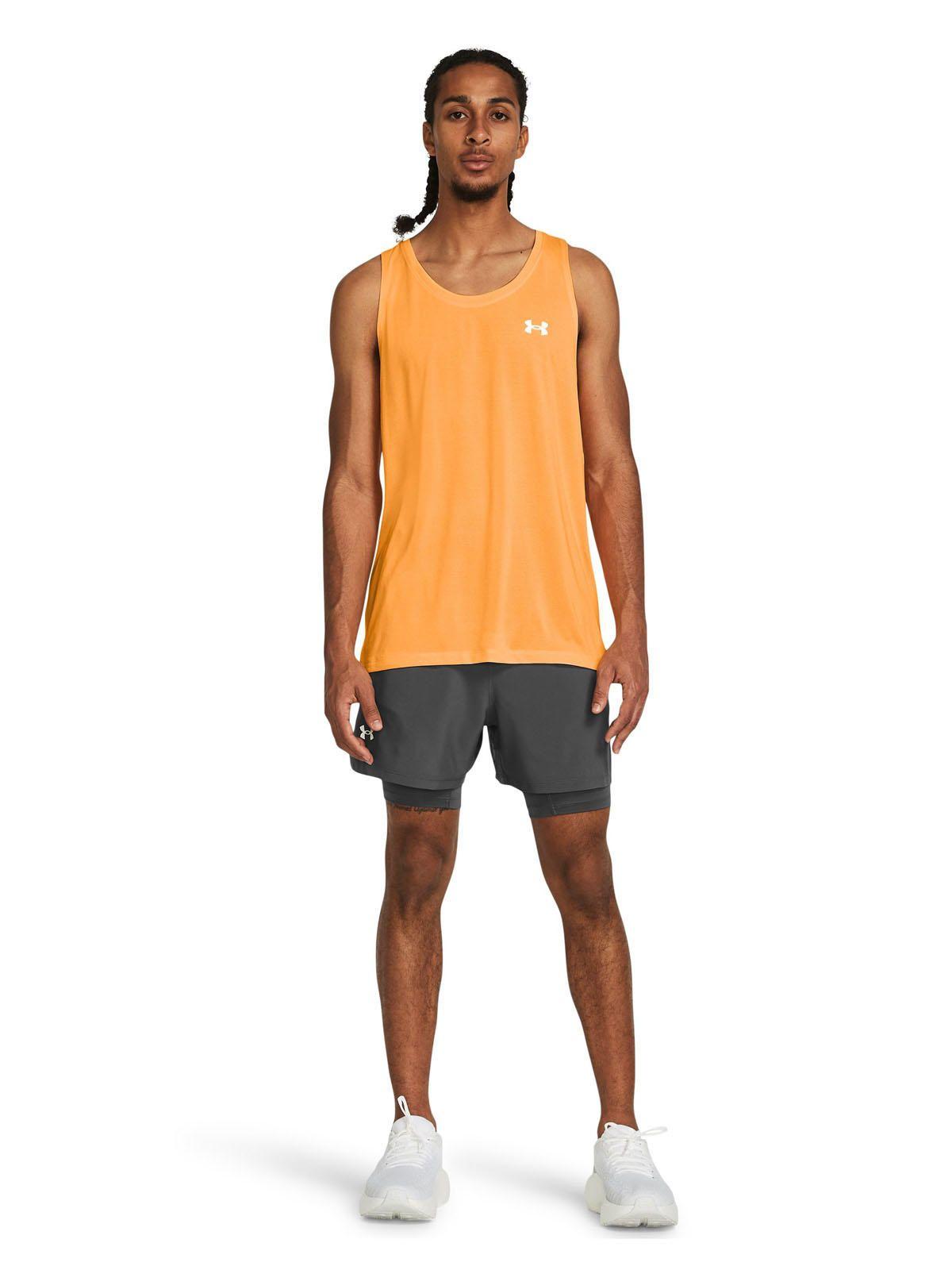 Shorts Launch 2 en 1 de 5" hombre Gris-5