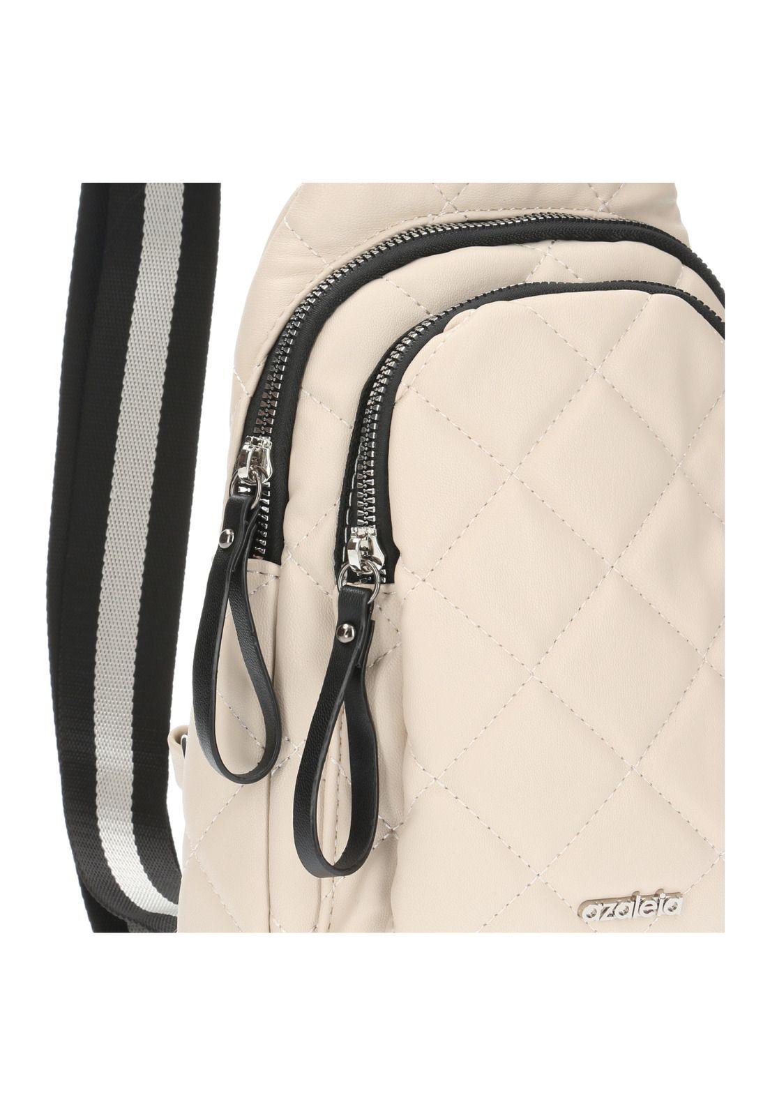 Cartera De Hombro Barbara Cross Blanco Mujer-3