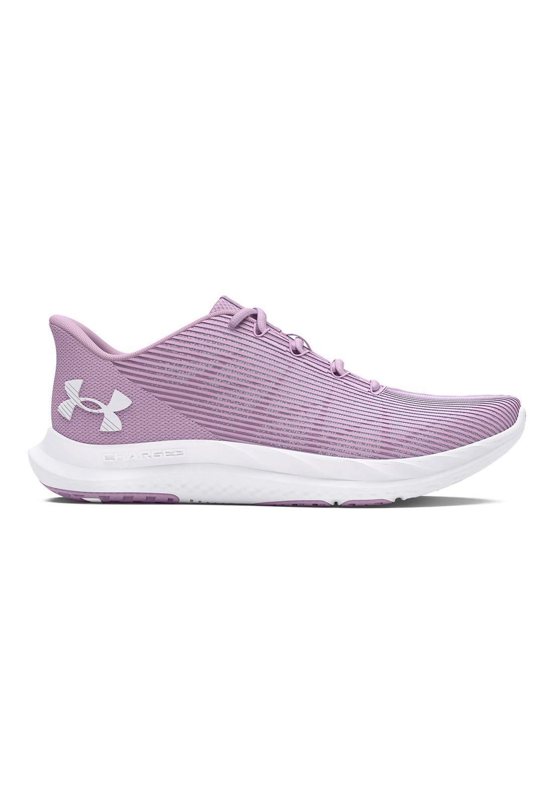 Zapatillas correr UA Sonic mujer Morado-0