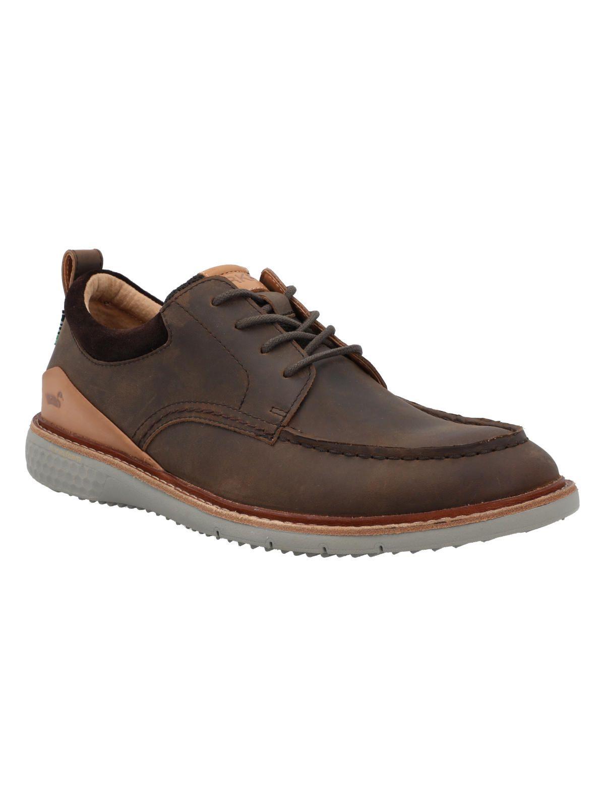 Zapato Cuero Hombre Aprel Café-1
