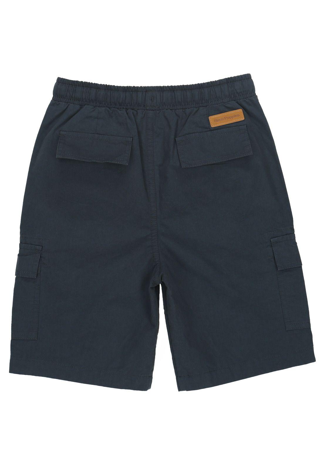 Short Niño Cargo Azul-1