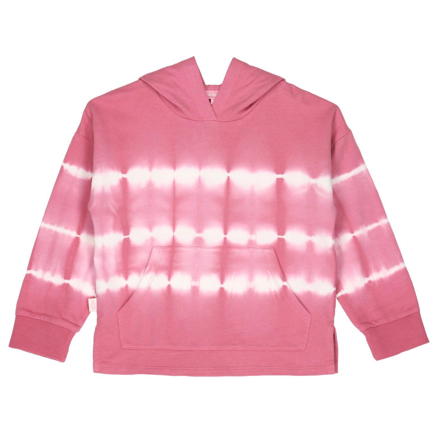 Polerón Niña Tiedye Rosado-0