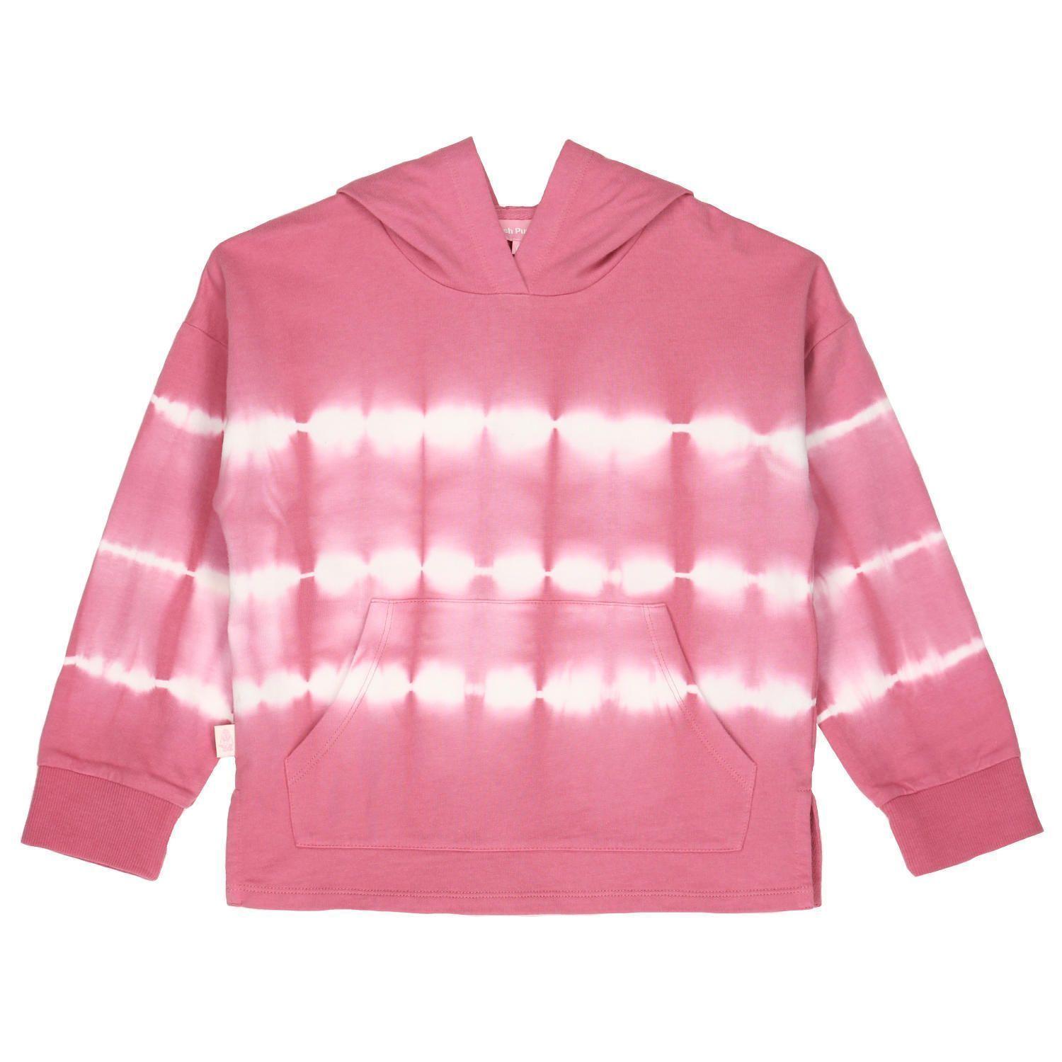 Polerón Niña Tiedye Rosado-0