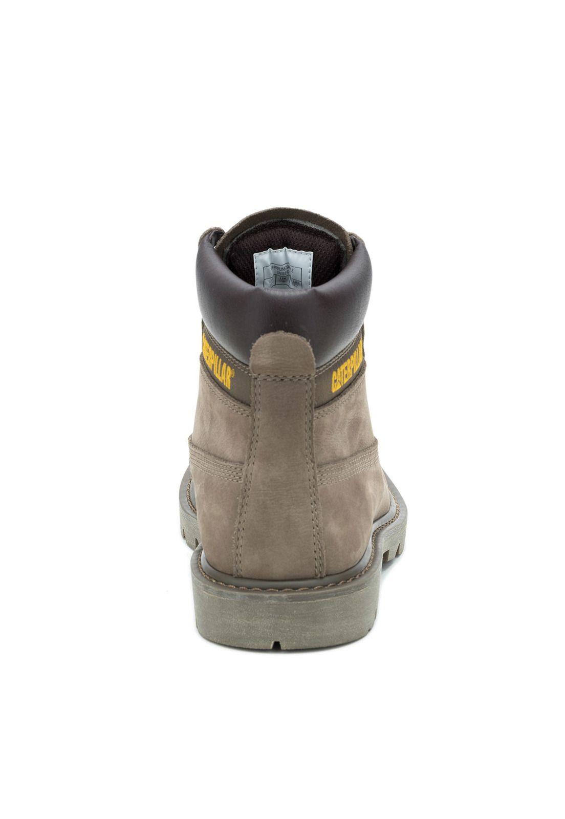 Botin Cuero Unisex Colorado 2 Gris Pardo-5