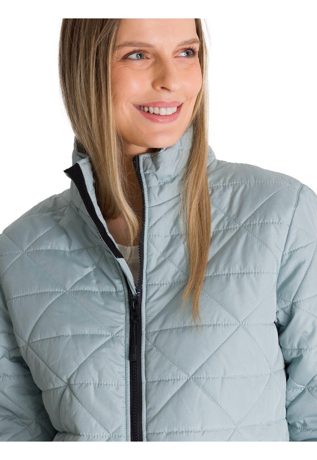Chaqueta Mujer Triangulo Acolchado Celeste-4