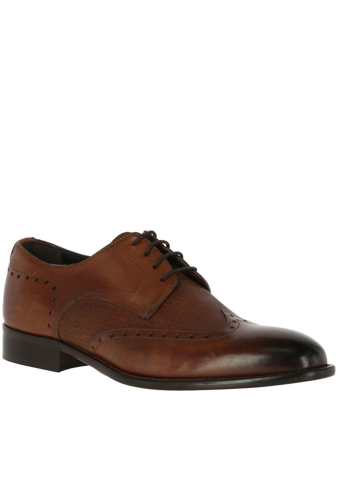 Zapato Cuero Luciano Café-0
