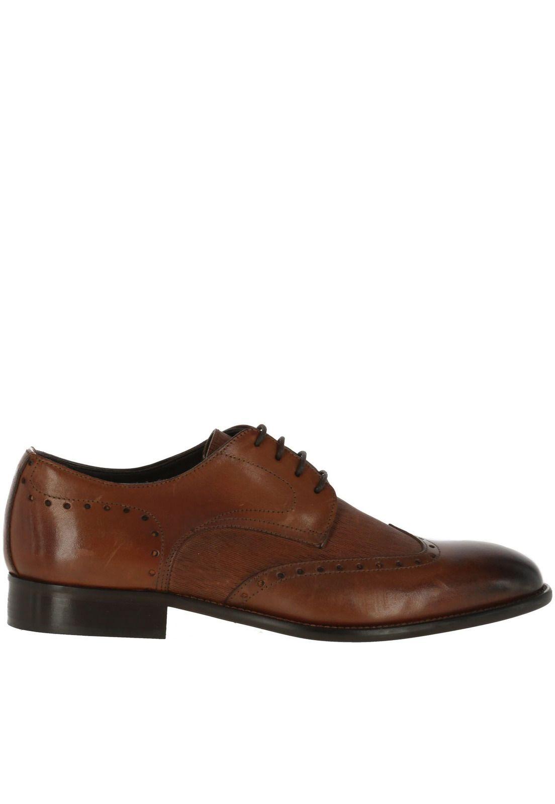 Zapato Cuero Luciano Café-1