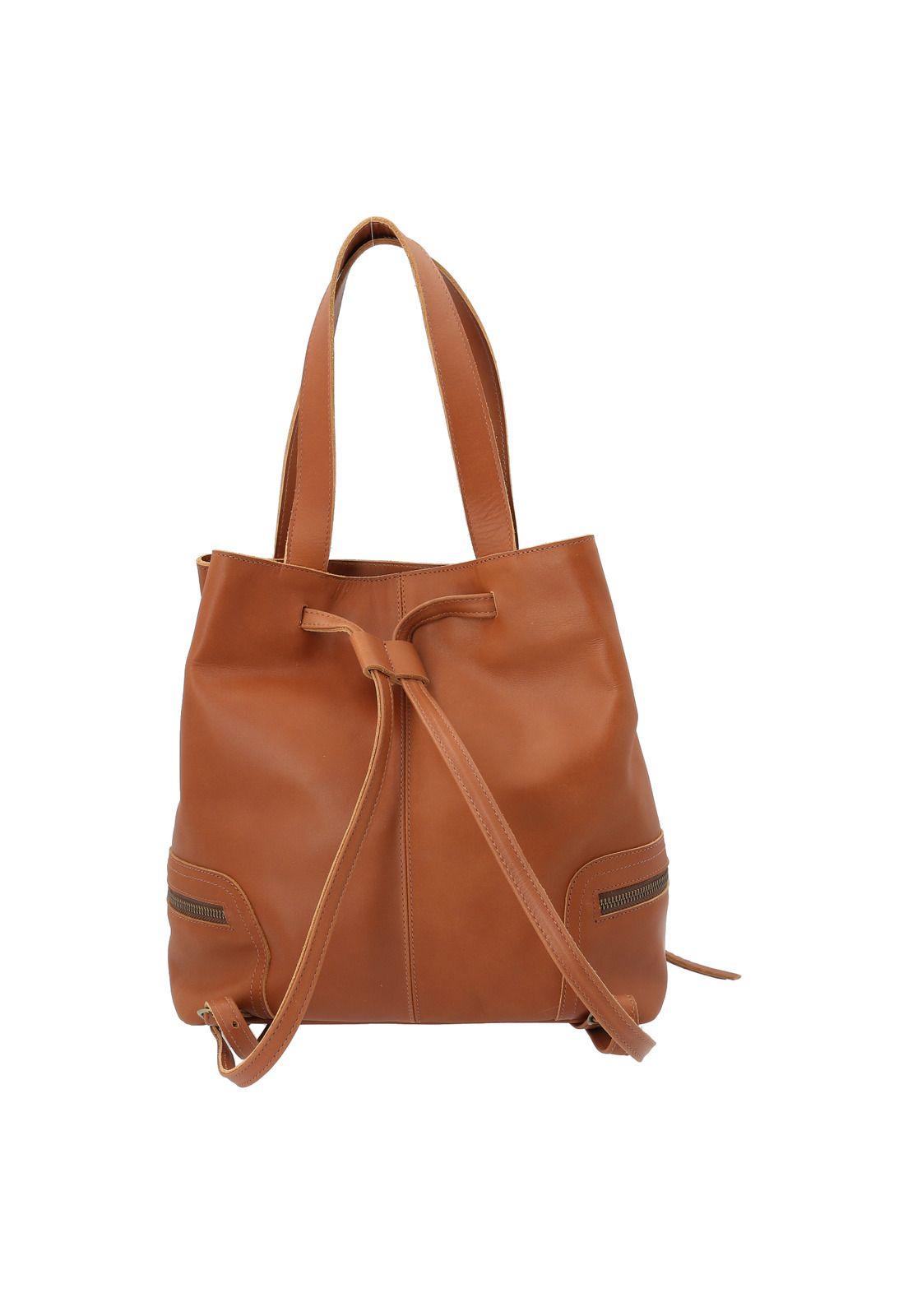 Cartera Cuero  Serena Bag Café-2